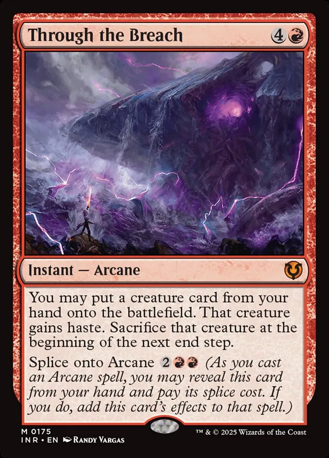 2025 Innistrad Remastered Through the Breach #175 mythic card image