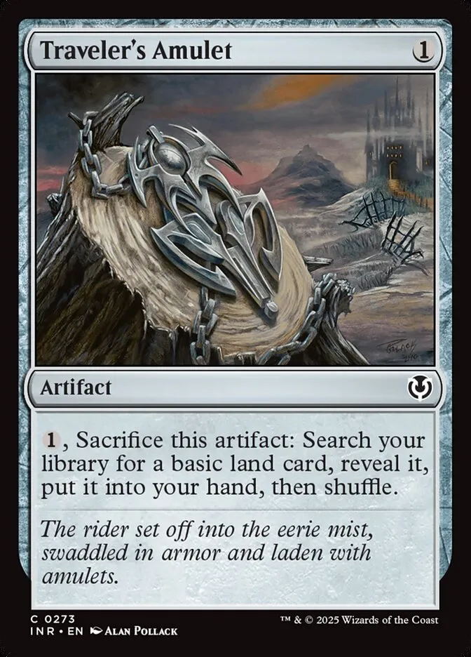 2025 Innistrad Remastered Traveler's Amulet #273 common card image