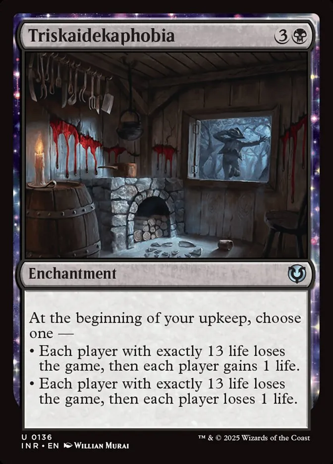 2025 Innistrad Remastered Triskaidekaphobia #136 uncommon card image