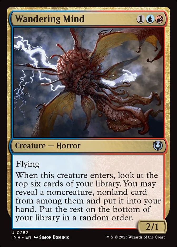 2025 Innistrad Remastered Wandering Mind #252 uncommon card image