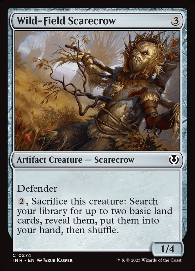 2025 Innistrad Remastered Wild-Field Scarecrow #274 common card image