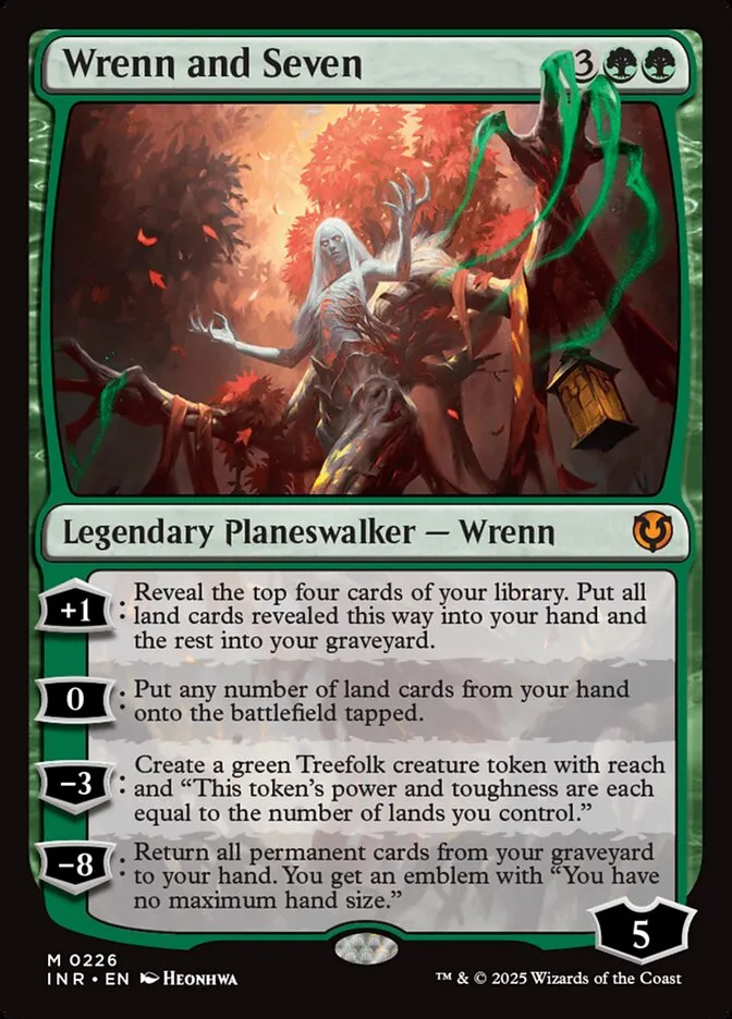 2025 Innistrad Remastered Wrenn and Seven #226 mythic card image