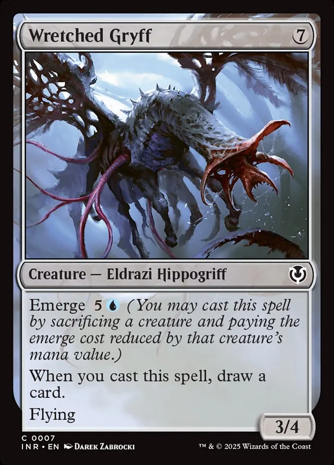 2025 Innistrad Remastered Wretched Gryff #7 common card image