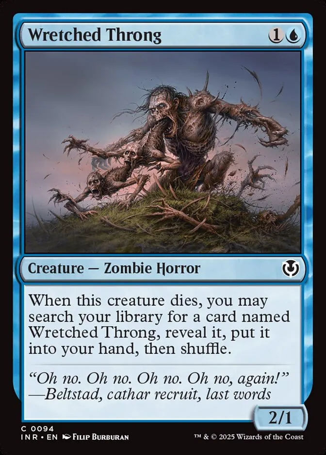 2025 Innistrad Remastered Wretched Throng #94 common card image