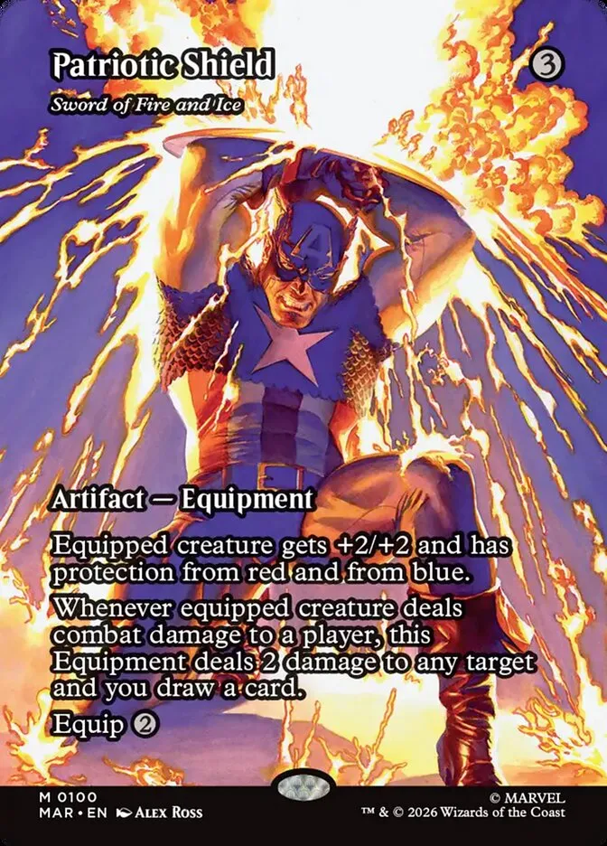 2025 Marvel Universe Sword of Fire and Ice mythic #100 mythic card image