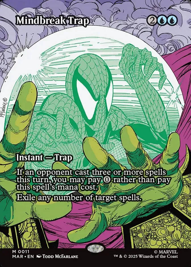 2025 Marvel Universe Mindbreak Trap mythic #11 mythic card image