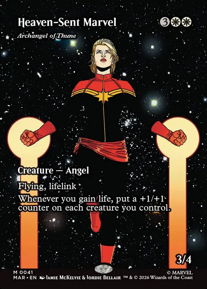 2025 Marvel Universe Archangel of Thune mythic #41 mythic card image