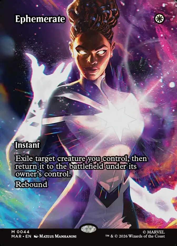2025 Marvel Universe Ephemerate mythic #44 mythic card image
