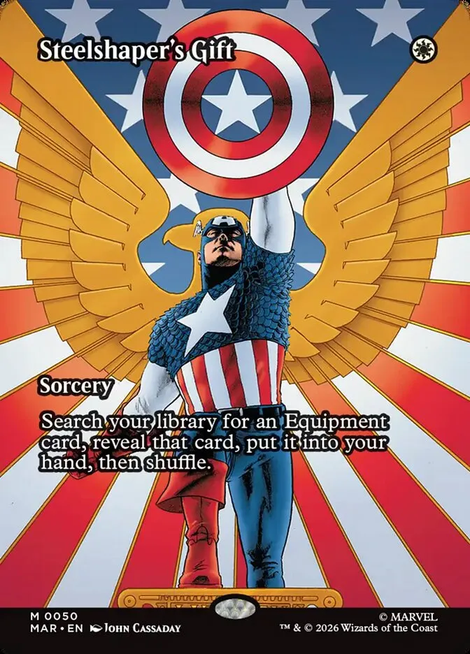 2025 Marvel Universe Steelshaper's Gift mythic #50 mythic card image