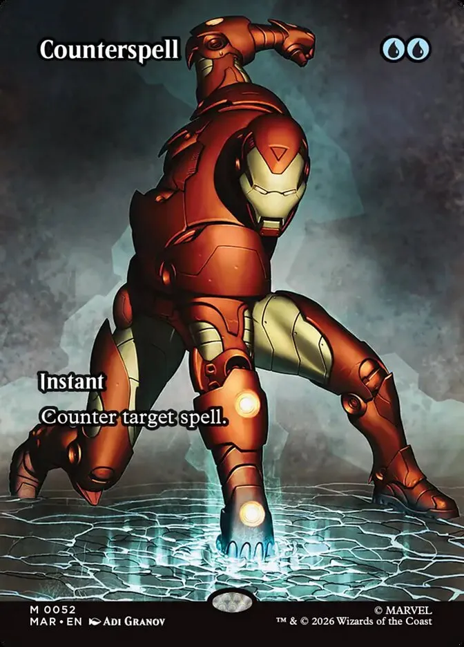 2025 Marvel Universe Counterspell mythic #52 mythic card image
