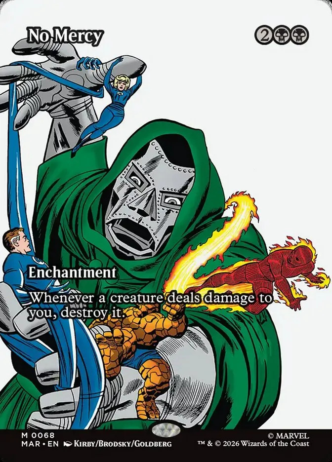 2025 Marvel Universe No Mercy mythic #68 mythic card image