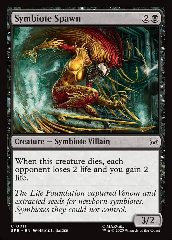 2025 Marvel's Spider-Man Eternal Symbiote Spawn common #11 common card image