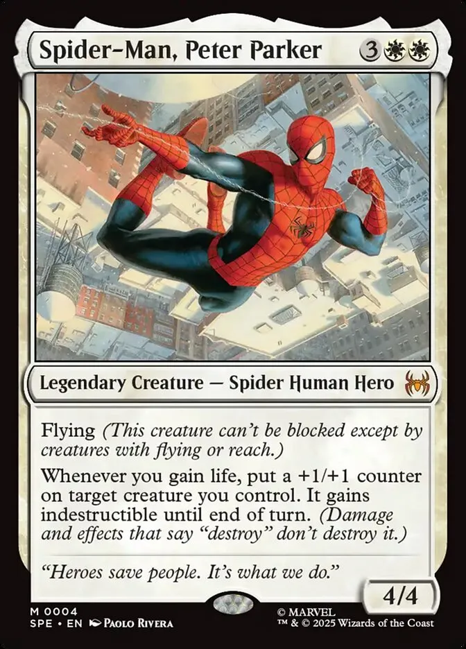 2025 Marvel's Spider-Man Eternal Spider-Man, Peter Parker mythic #4 mythic card image