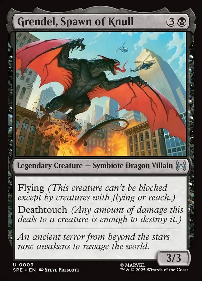 2025 Marvel's Spider-Man Eternal Grendel, Spawn of Knull uncommon #9 uncommon card image