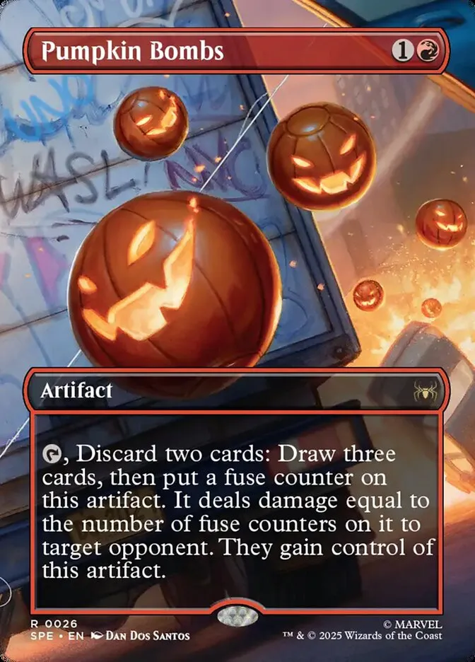 2025 Marvel's Spider-Man Eternal Pumpkin Bombs rare #26 rare card image