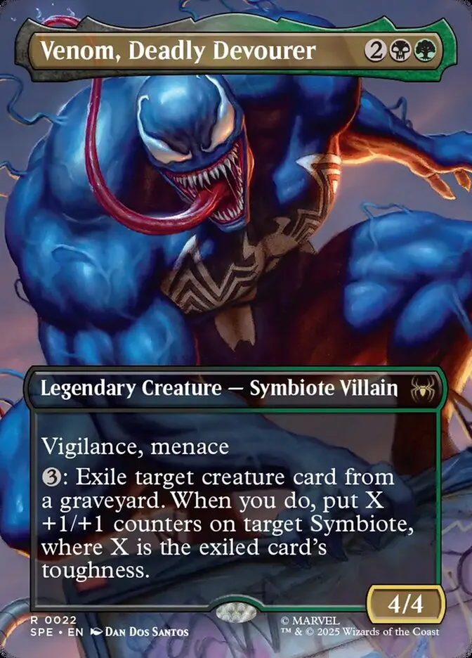 2025 Marvel's Spider-Man Eternal Venom, Deadly Devourer rare #22 rare card image