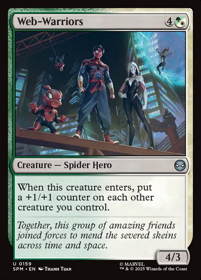 2025 Marvel's Spider-Man Web-Warriors uncommon #159 uncommon card image