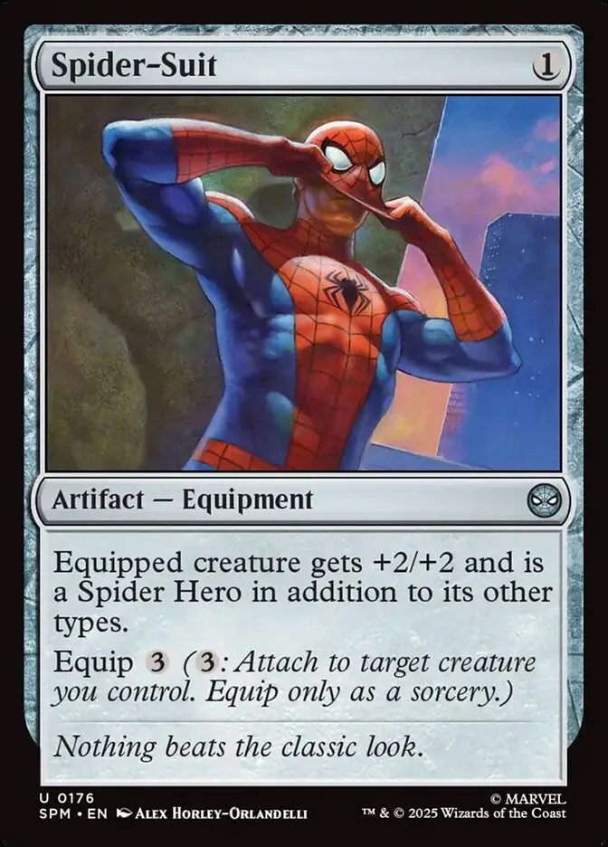 2025 Marvel's Spider-Man Spider-Suit uncommon #176 uncommon card image