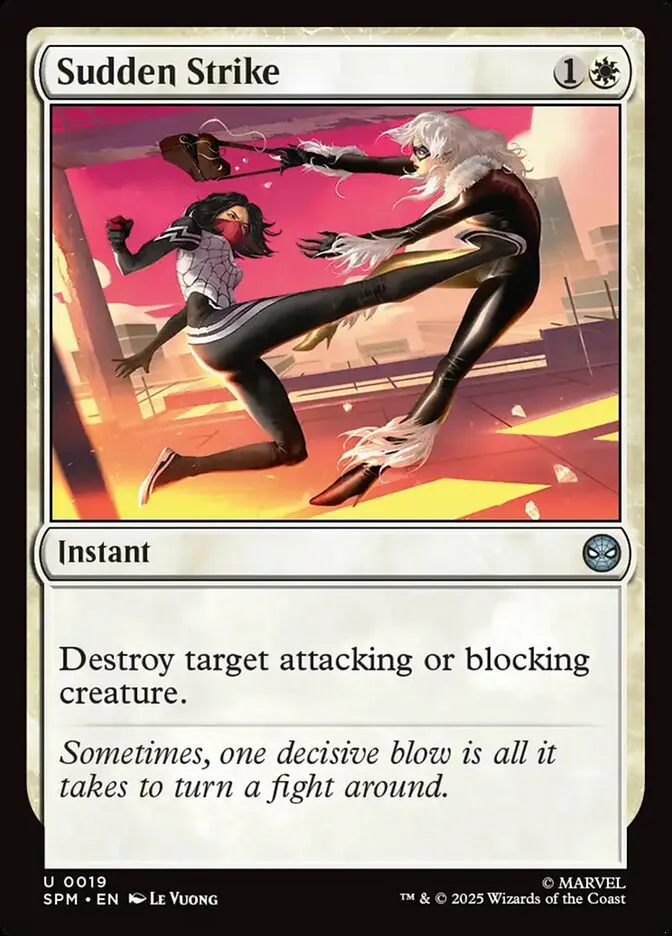 2025 Marvel's Spider-Man Sudden Strike uncommon #19 uncommon card image
