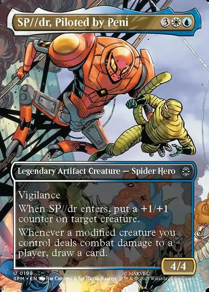 2025 Marvel's Spider-Man SP//dr, Piloted by Peni #199 uncommon card image
