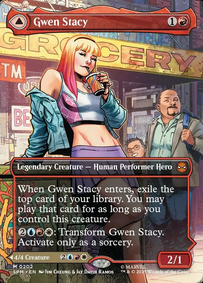 2025 Marvel's Spider-Man Gwen Stacy // Ghost-Spider #202 mythic card image