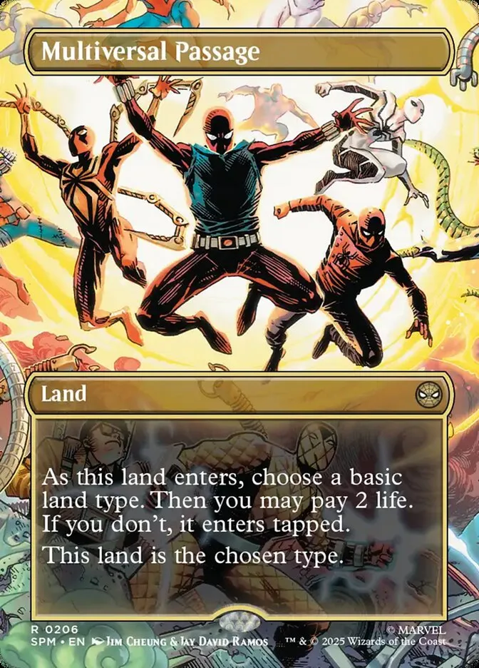 2025 Marvel's Spider-Man Multiversal Passage rare #206 rare card image