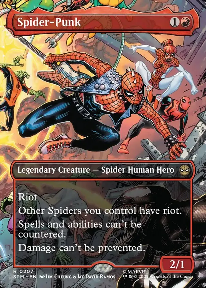 2025 Marvel's Spider-Man Spider-Punk #207 rare card image