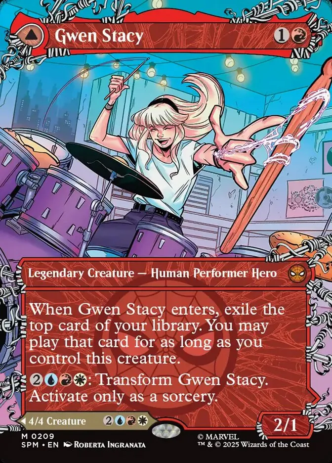 2025 Marvel's Spider-Man Gwen Stacy // Ghost-Spider #209 mythic card image