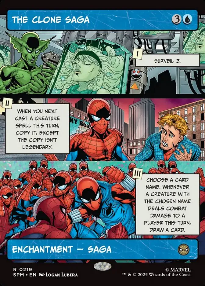 2025 Marvel's Spider-Man The Clone Saga #219 rare card image