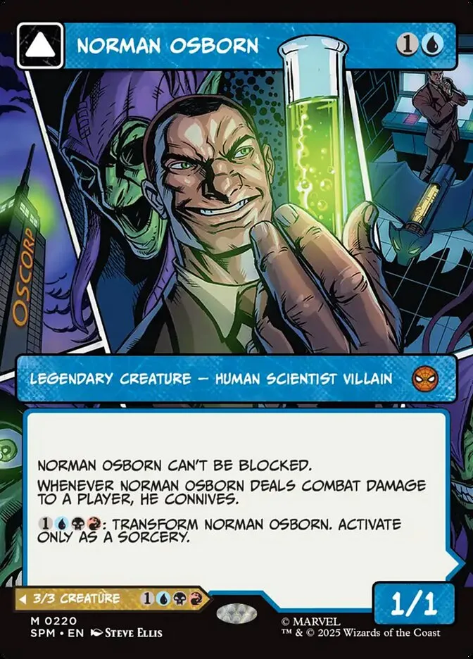 2025 Marvel's Spider-Man Norman Osborn // Green Goblin #220 mythic card image