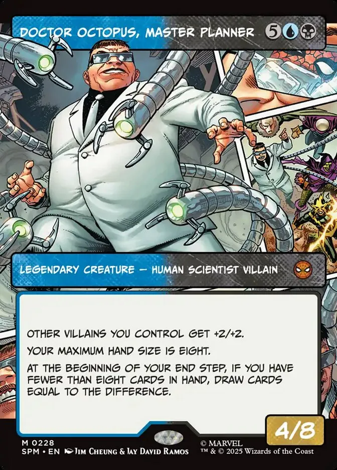 2025 Marvel's Spider-Man Doctor Octopus, Master Planner #228 mythic card image