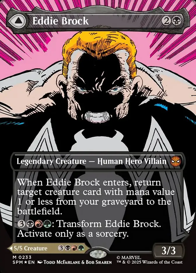 2025 Marvel's Spider-Man Eddie Brock // Venom, Lethal Protector #233 mythic card image
