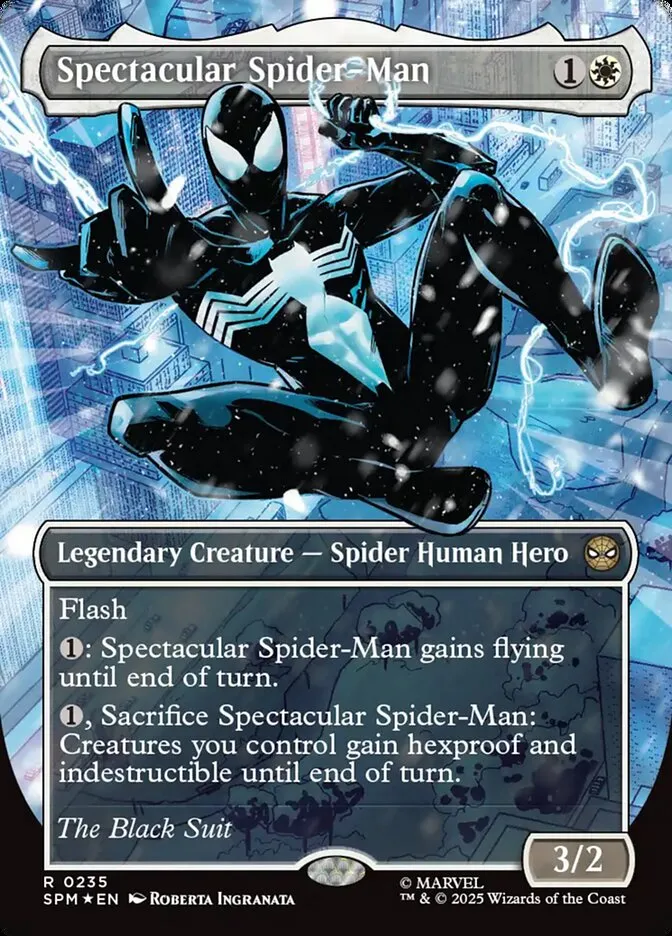 2025 Marvel's Spider-Man Spectacular Spider-Man #235 rare card image