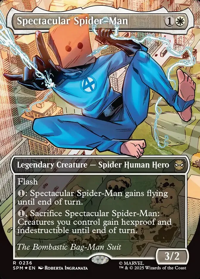 2025 Marvel's Spider-Man Spectacular Spider-Man #236 rare card image
