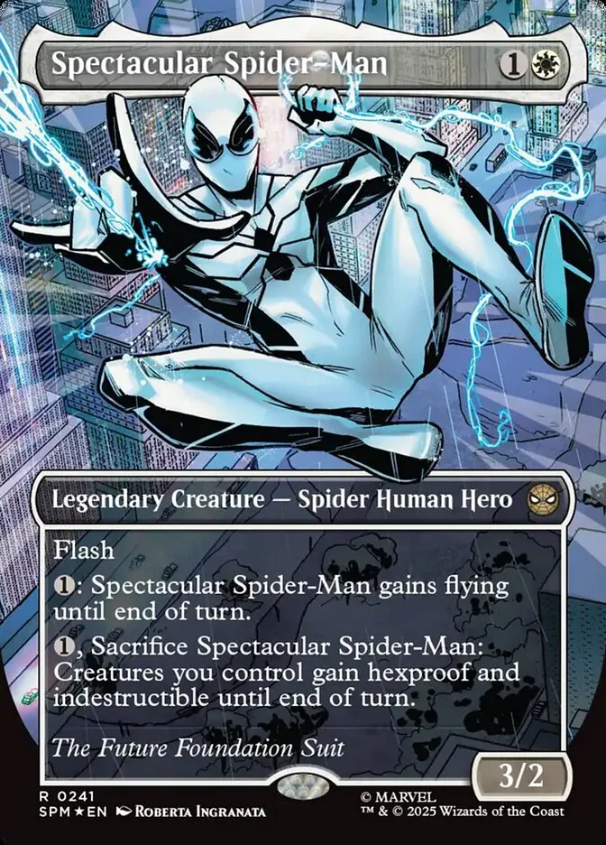 2025 Marvel's Spider-Man Spectacular Spider-Man #241 rare card image