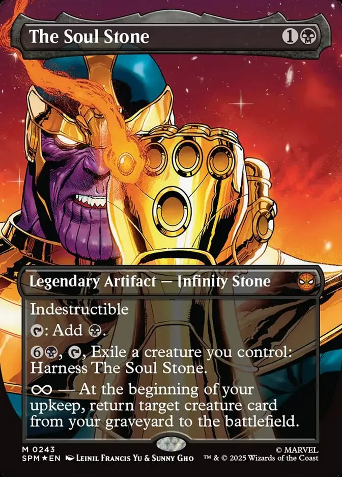 2025 Marvel's Spider-Man The Soul Stone #243 mythic card image