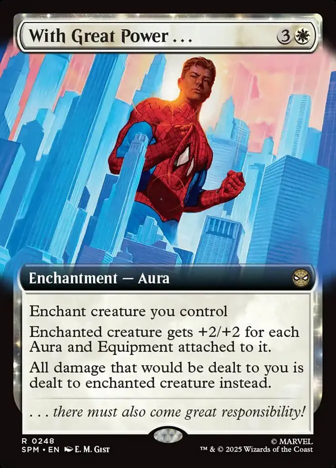 2025 Marvel's Spider-Man With Great Power . . . #248 rare card image