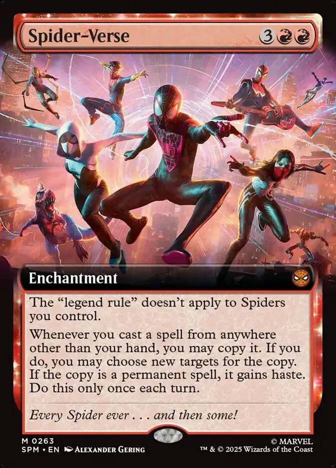 2025 Marvel's Spider-Man Spider-Verse mythic #263 mythic card image