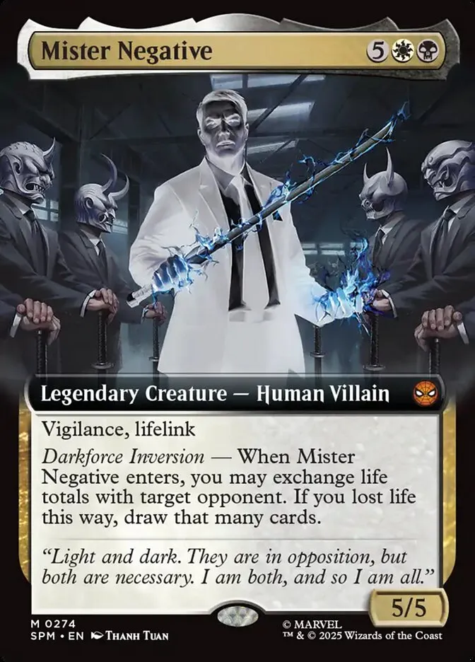 2025 Marvel's Spider-Man Mister Negative #274 mythic card image