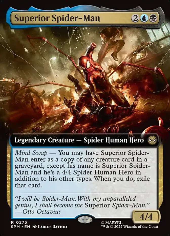 2025 Marvel's Spider-Man Superior Spider-Man #275 rare card image
