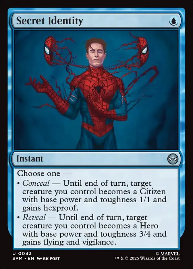 2025 Marvel's Spider-Man Secret Identity uncommon #43 uncommon card image