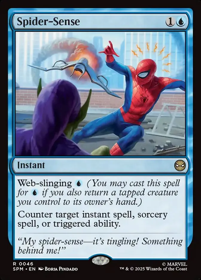 2025 Marvel's Spider-Man Spider-Sense rare #46 rare card image