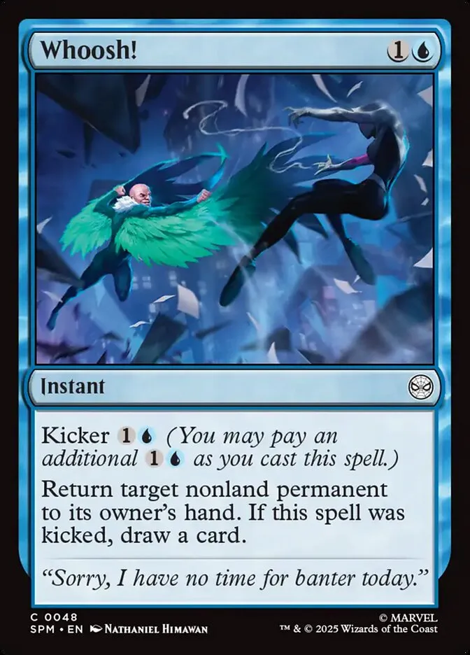2025 Marvel's Spider-Man Whoosh! common #48 common card image