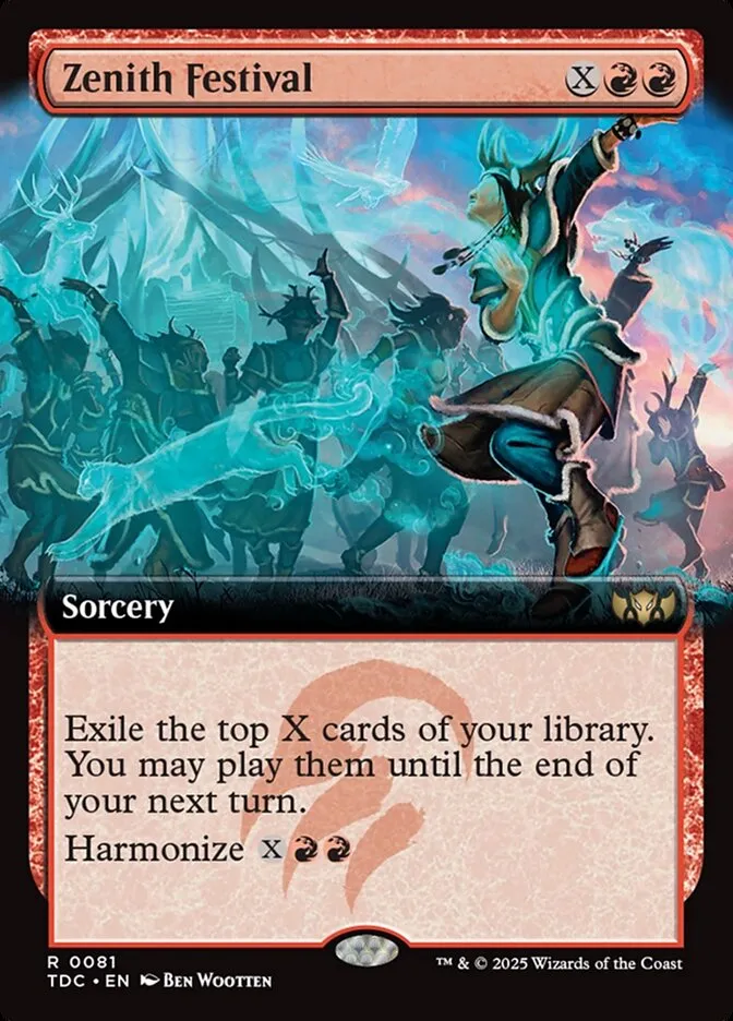 2025 Tarkir: Dragonstorm Commander Zenith Festival rare #81 rare card image