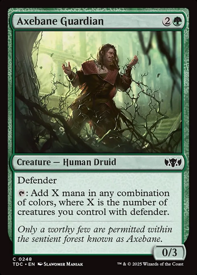 2025 Tarkir: Dragonstorm Commander Axebane Guardian #248 common card image