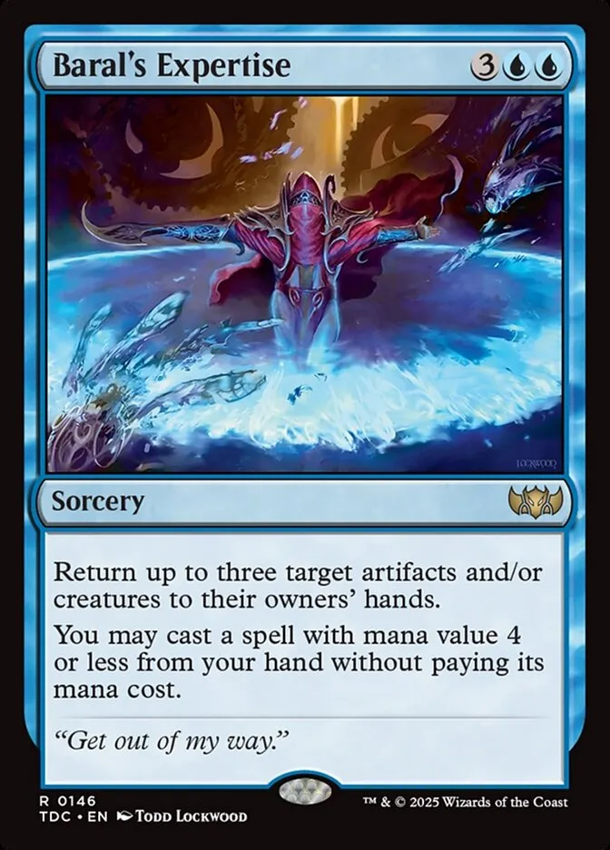 2025 Tarkir: Dragonstorm Commander Baral's Expertise #146 rare card image