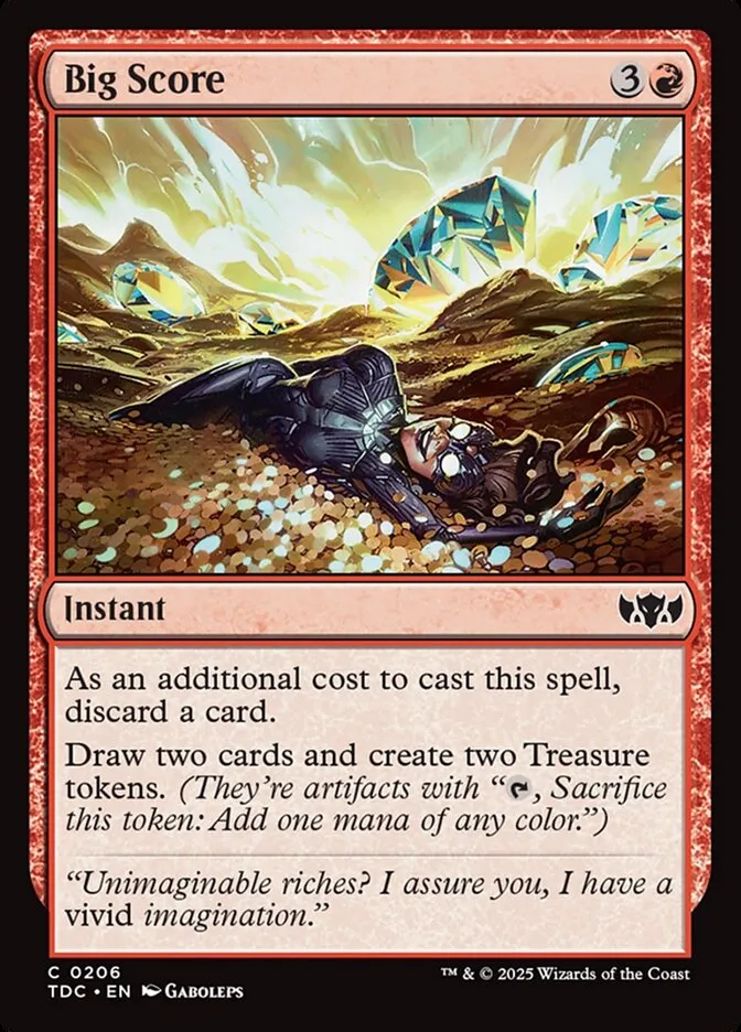 2025 Tarkir: Dragonstorm Commander Big Score #206 common card image