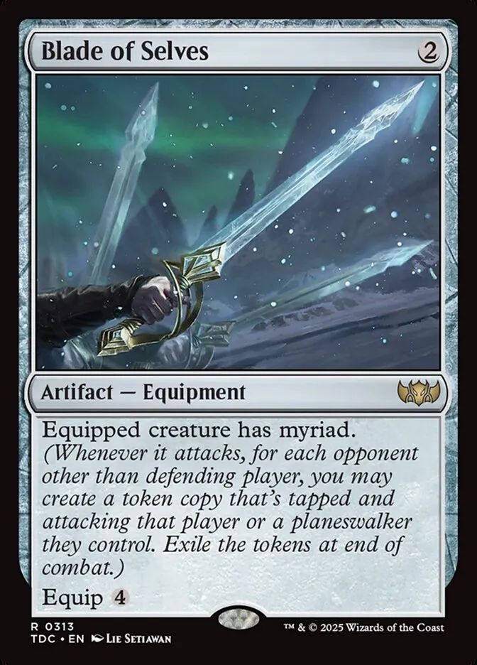 2025 Tarkir: Dragonstorm Commander Blade of Selves #313 rare card image