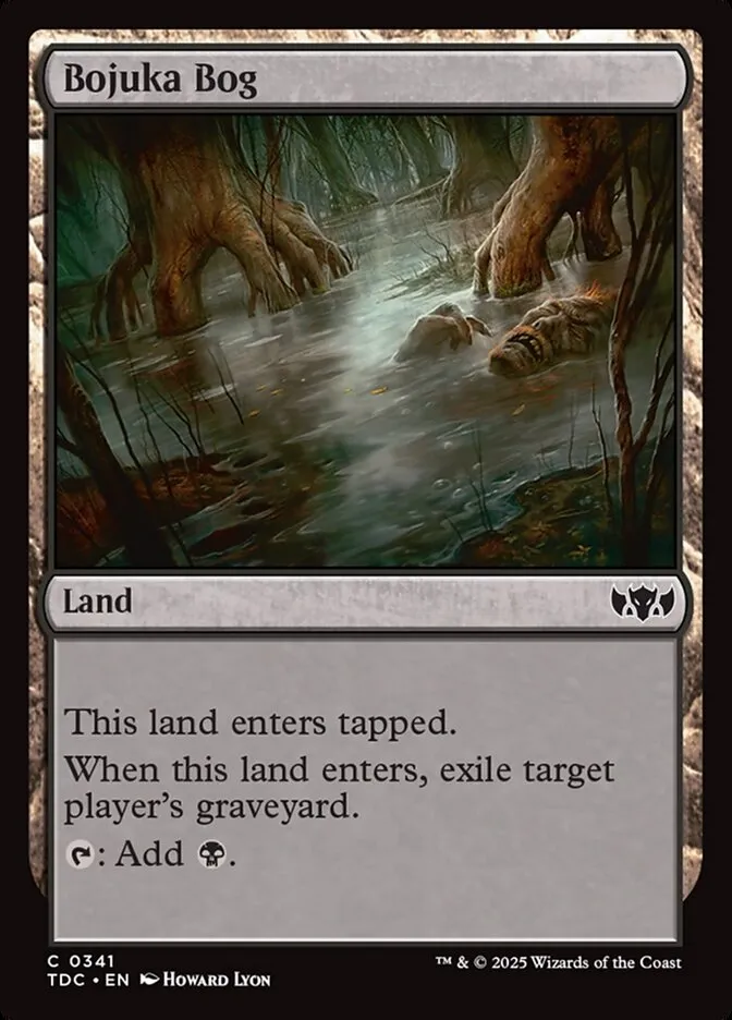 2025 Tarkir: Dragonstorm Commander Bojuka Bog #341 common card image