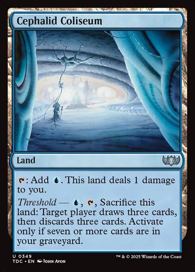 2025 Tarkir: Dragonstorm Commander Cephalid Coliseum #349 uncommon card image